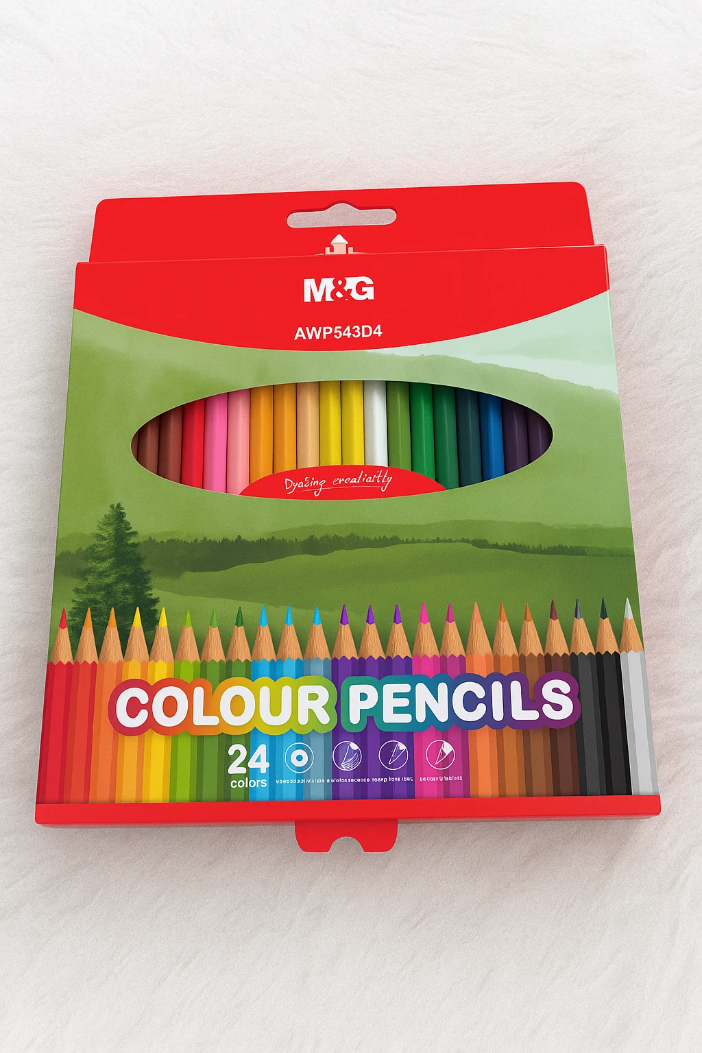 الوان خشيب 24لون M&G