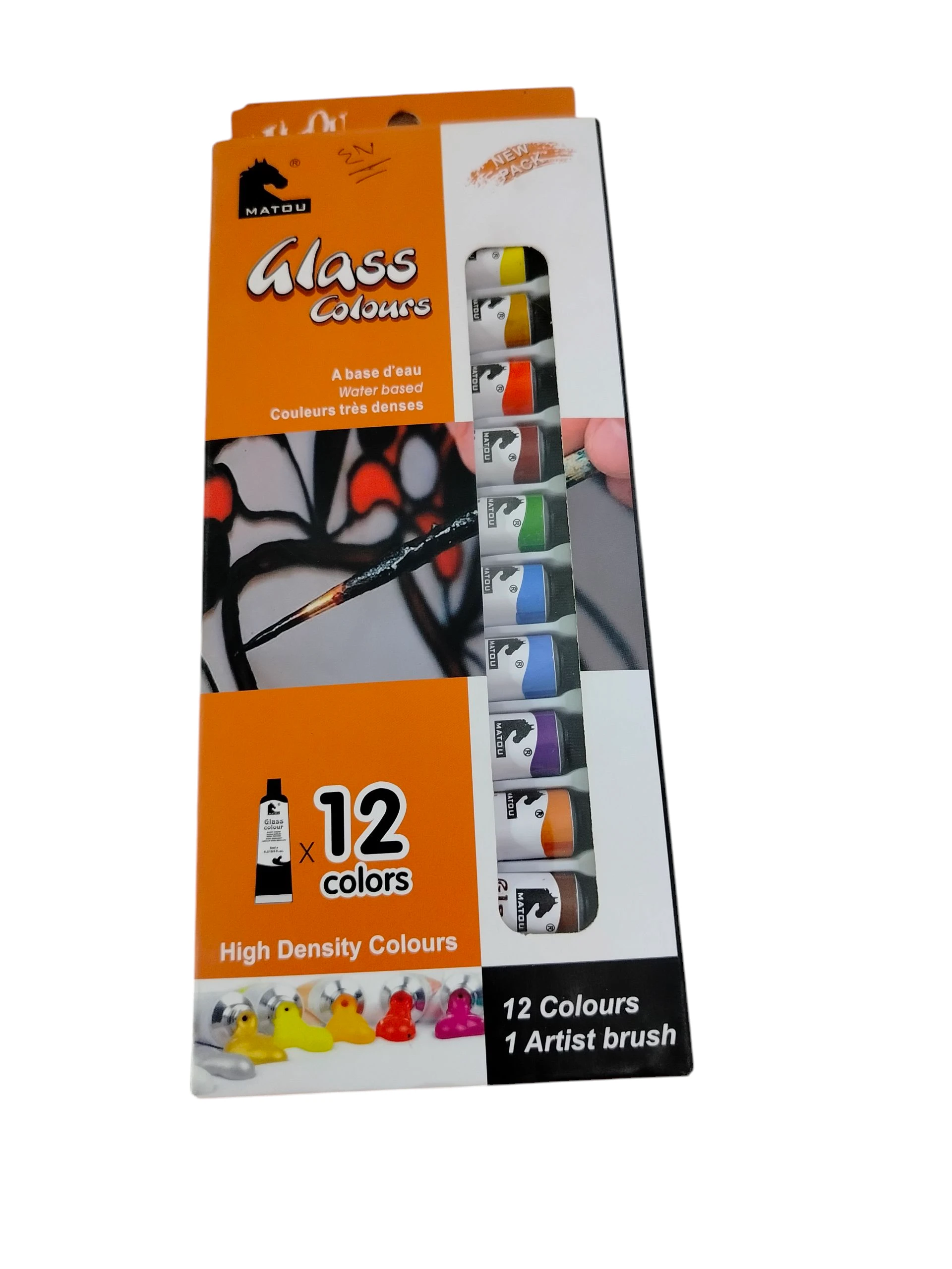 الوان زجاج 12 لون