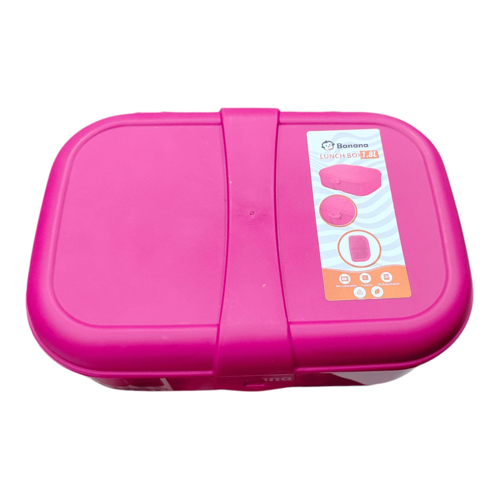 لانش بوكس 1.8 لتر مقسم مع طبق BANANA-24